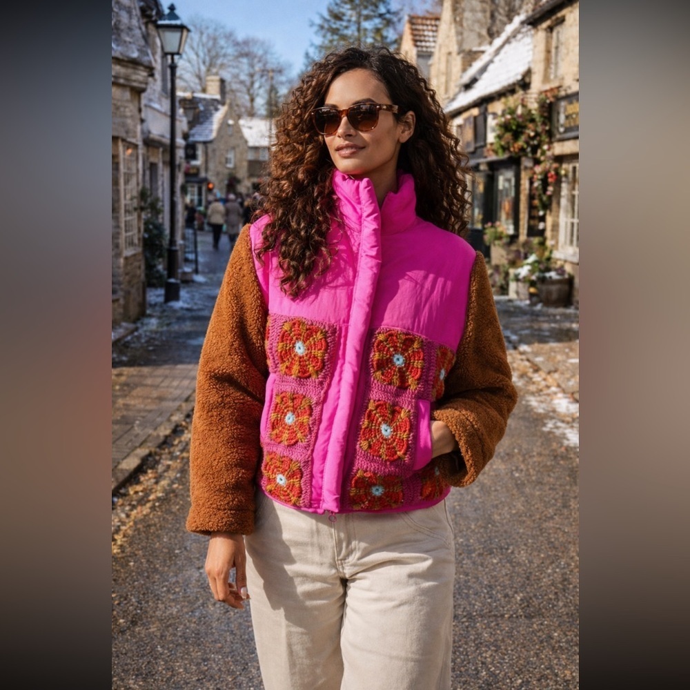 🍀SUPER RARE🍀 ANTHROPOLOGIE NWT Tach Nicoleta Crochet Jacket Size M.